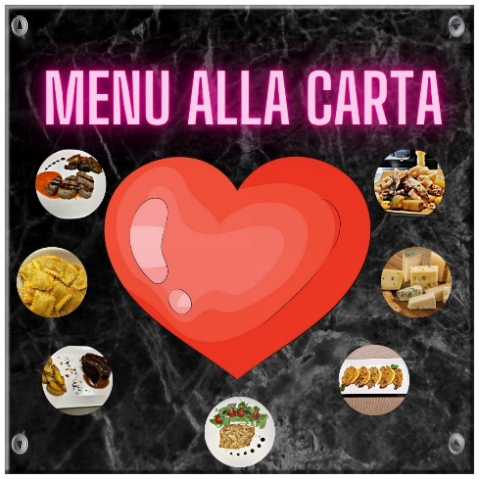 il menu alla carta